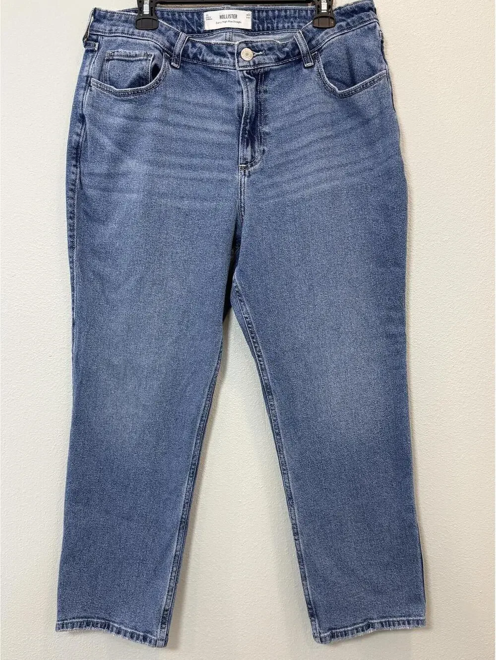 Hollister Curvy High Rise Straight Jean - Women's 16 Short - Picture 2 of 7